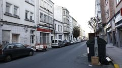 Lugar en el que se produjo el suceso en el que muri� un hombre a las puertas de un concesionario de Lugo