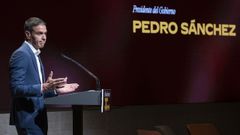 El presidente del Gobierno, Pedro S�nchez, durante la presentaci�n del Plan de Integraci�n y Ciudadan�a