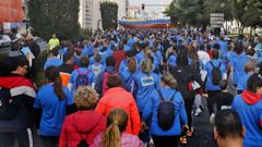 Imagen de archivo de la carrera contra el c�ncer en Vigo