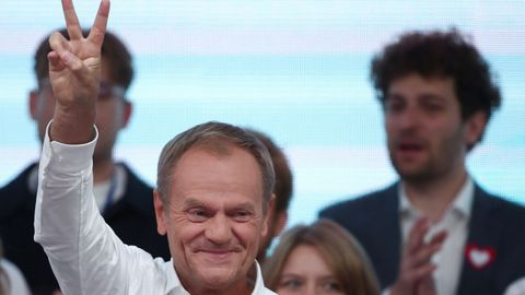 Donald Tusk, l�der de la Plataforma C�vica y? ex primer ministro de Polonia.