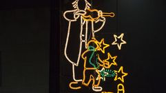 Iluminaci�n navide�a en Carballo