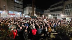 La concentraci�n fue convocada por la Plataforma en Defensa da Sanidade P�blica de Monforte