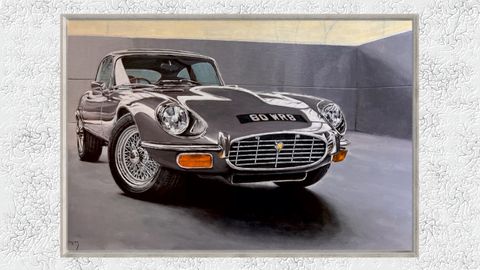 Jaguar E-Type por Roberto Yepes.Jaguar E-Type por Roberto Yepes