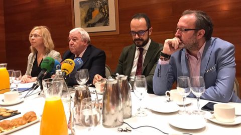 Sara Álvarez Rouco, Rodolfo Espina, Ignacio Blanco y Juan Castilla.