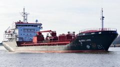 Imagen del quimiquero Global Lake, construido el a�o pasado y de 112 metros de eslora, publicada en el portal VesselFinder