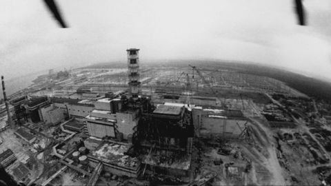 Imagen del documental �Centrales nucleares en zonas de guerra� emitido este pasado jueves por Documentos TV.