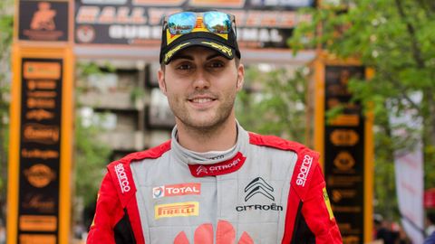 Pepe L�pez en el Rali de Ourense en 2019