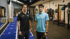 Antonio Iglesias y Lucas Magdalena son los creadores de Teima, el nuevo centro de entrenamiento situado en las instalaciones de Padel Prix en el pol�gono San Cibrao