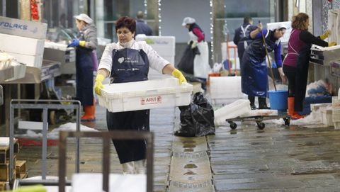 Venta de pescado y marisco en Santiago de Compostela