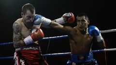 Boxeo. Combate Moncho Mir�s-Juan Hinostroza 