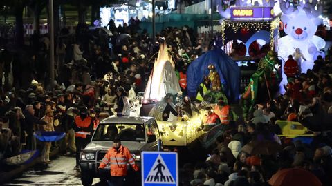 Cabalgata de Reyes por el centro de A Coru�a
