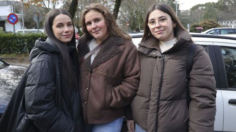 Conchi Sande, Marta Abeij�n y Elba P�rez tambi�n se examinan en Santiago