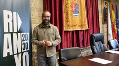 Juli&aacute;n Bustelo, alcalde de Rianxo.