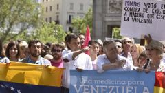 Manifestaci�n en Madrid contra Maduro, en la que participaron dirigentes del PP y de Ciudadanos