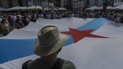 Manifestaci�n del BNG para celebrar el D�a da Patria Galega, el 25 de julio del 2024.