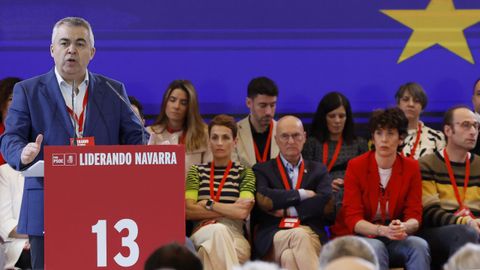 Cerdán y Chivite, en el congreso del PSN del pasado marzo.