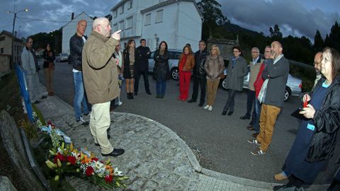 Homenaje a los mártires de Cans en Porto do son