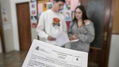 Prueba piloto de la futura selectividad, que se celebr� en marzo en doce comunidades aut�nomas