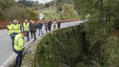 La nueva pasarela se construir junto a la carretera OU-150.