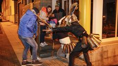 Los felos salen por primera vez en Maceda