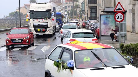 PROCESION DE  VEHICULOS EN HONOR A SAN CRISTOBAL