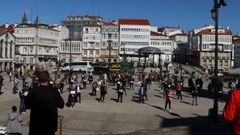 Imagen de archivo de una de las concentraciones de hosteleros en Betanzos