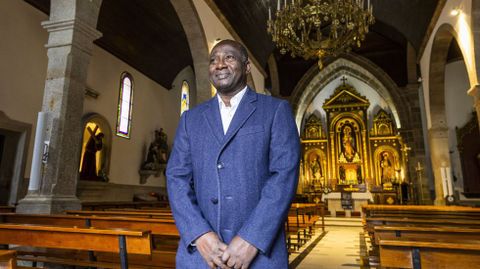 Desire Kouakou, rector del santuario de Cee