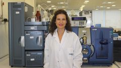Catarina Horro Pita, coru�esa, directora de operaciones de Anapharm Bioanalytics, en el laboratorio de la empresa, en Barcelona.