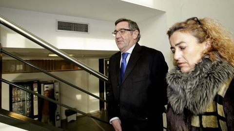 �ngel Curr�s, en los juzgados de Lugo