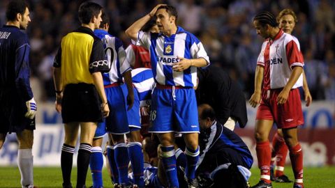 Sergio Gonz�lez se lamenta por la crueldad de la lesi�n