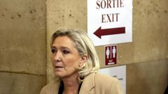 Marine Le Pen, en el tribunal de Par�s