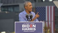 Captura de un video difundido por la campa�a de Biden