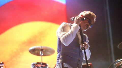 Santi Balmes durante el concierto de Love of Lesbian