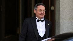El fiscal general del Estado, lvaro Garca Ortiz, tras la inauguracin del ao judicial en el Ttribunal Supremo.