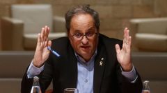 El presidente de la Generalitat, Quim Torra