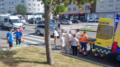 Atropello en la avenida Nicasio Prez, en Ferrol