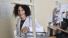 Una de las nutricionistas que se ha incorporado a los equipos de primaria del Sergas (Almudena Seijido, trabaja en el centro de salud Fontela Maristany de Ferrol)