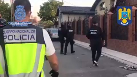 Operaci�n conjunta de la Polic�a Nacional con la Polic�a de Ruman�a