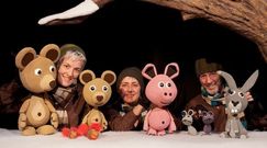 Las marionetas protagonizan el espect�culo en A Estrada.
