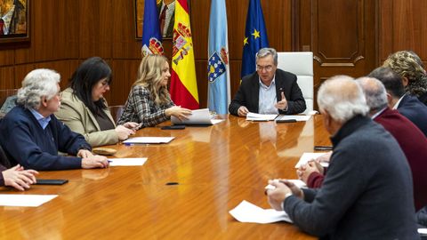 Reuni�n de la Junta de Gobierno en la Diputaci�n de Ourense.