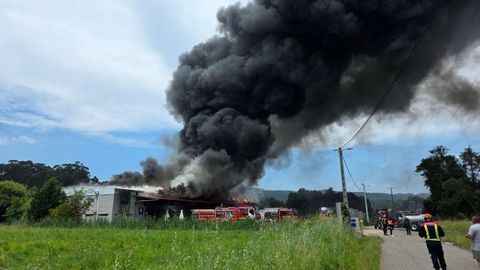El operativo de extinci�n comenz� pasadas las 16.30 horas.