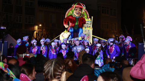 Entronizaci�n del dios Momo en A Coru�a