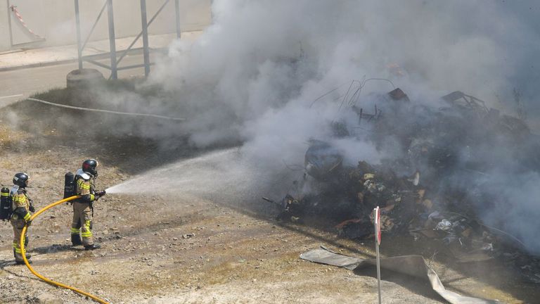 La planta de Cogersa incendiada aún no había sido recepcionada