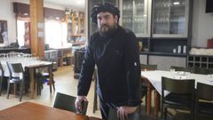 Aar�n Vergara Vergara estudi� en la escuela de hosteler�a de Pontedeume y ahora es el jefe de cocina del restaurante familiar