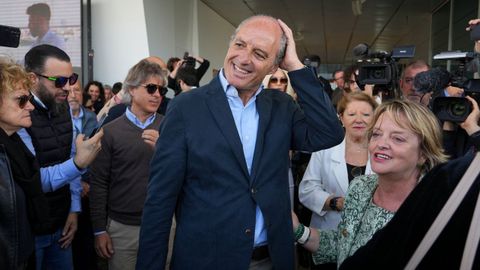 El expresidente de la Generalitat Valenciana Francisco Camps, durante el acto 30 Aos de compromiso, en el Edificio Veles e Vents, de la ciudad del Turia.