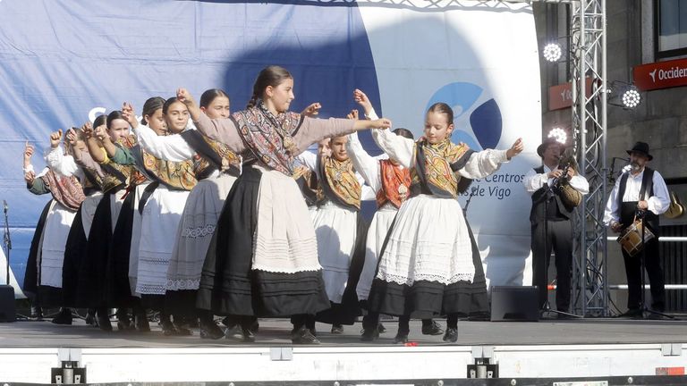 La Festa da Cultura, en la Porta do Sol de Vigo.