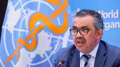 El director general de la OMS, Tedros Adhanom Ghebreyesus
