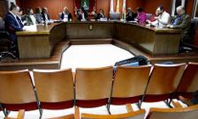 La propuesta para que los vecinos participen en el pleno se top� con el sal�n casi vaci� como siempre. 