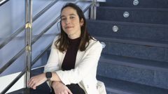 Bea Bouza en Nar�n, donde reside y trabaja.