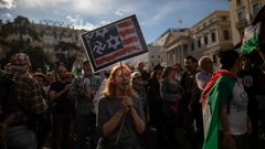 Protesta en Madrid contra la ofensiva israel en Gaza 